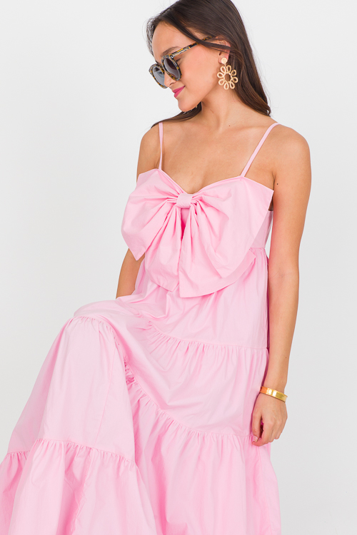 Sweetest Bow Midi, Candy Pink