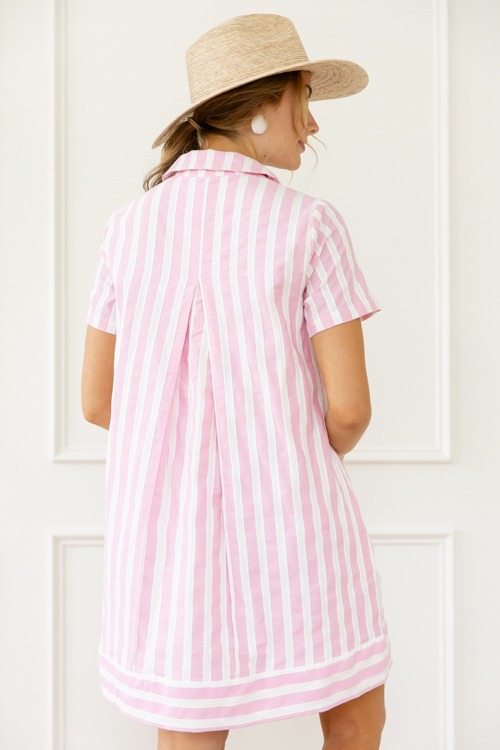 Striped Jacquard Dress, Pink - 0429-78.jpg