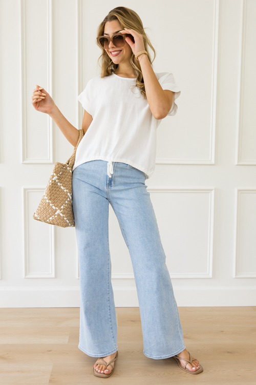 Linen Draw Hem Top, Off White - 0430-116.jpg