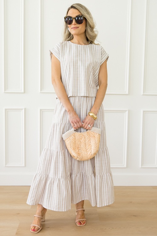 Neutral Lines Skirt Set, Taupe - 0430-158.jpg
