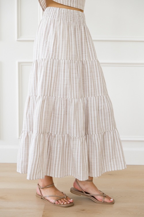 Neutral Lines Skirt Set, Taupe - 0430-161.jpg