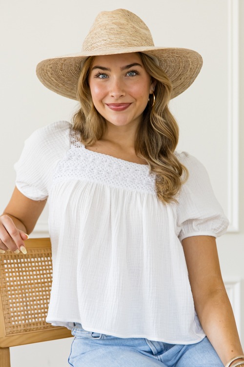 Crochet Detail Gauze Top, White - 0430-83.jpg