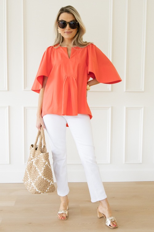 All In A Flutter Top, Coral - 0501-110.jpg