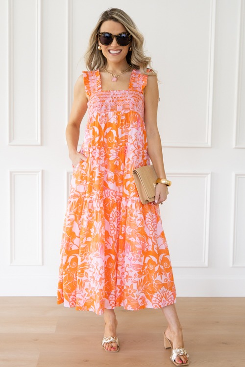 Creamsicle Midi, Orange Lilac
