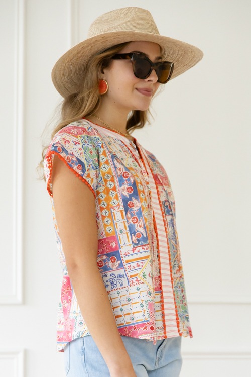 Brandy Printed Top, Pink Mix - 0501-40.jpg
