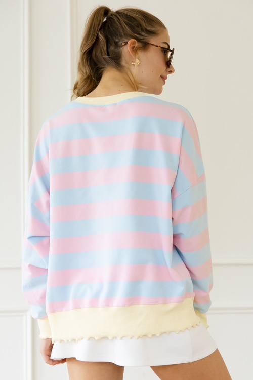 Terry Striped Sweatshirt, Blue/ - 0501-62.jpg