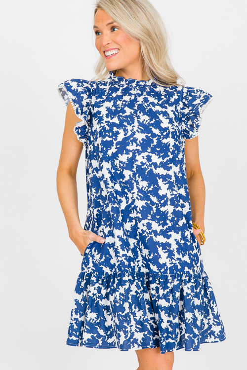 Marsh Dress, Navy
