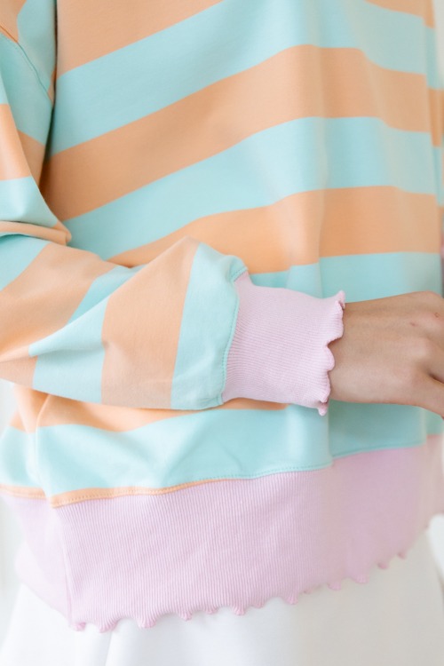 Terry Striped Sweatshirt, Mint/ - 0501-65h.jpg