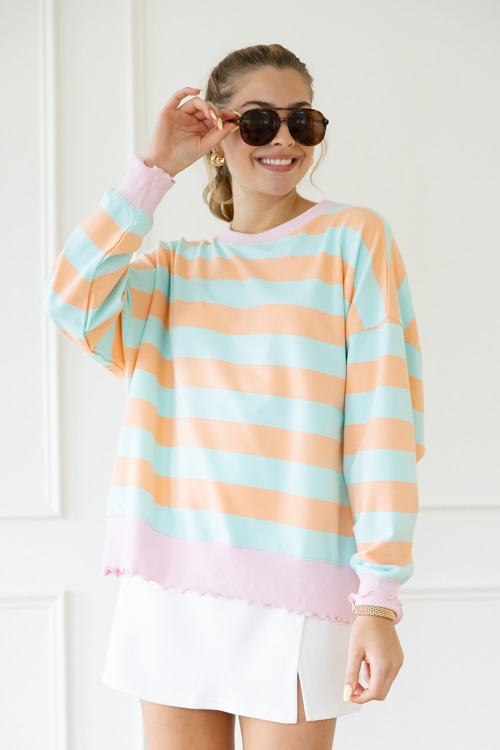 Terry Striped Sweatshirt, Mint/ - 0501-68.jpg