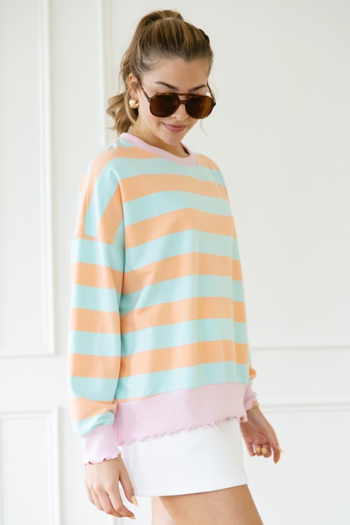 Terry Striped Sweatshirt, Mint/ - 0501-70.jpg