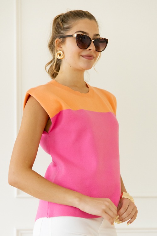 ColorBlock Sweater, Peach - 0501-91.jpg