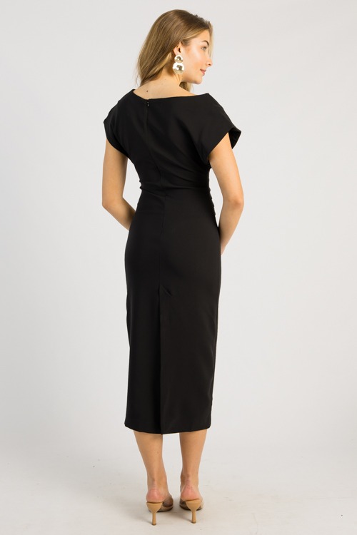 Pleated Waist Midi, Black - 0502-100.jpg