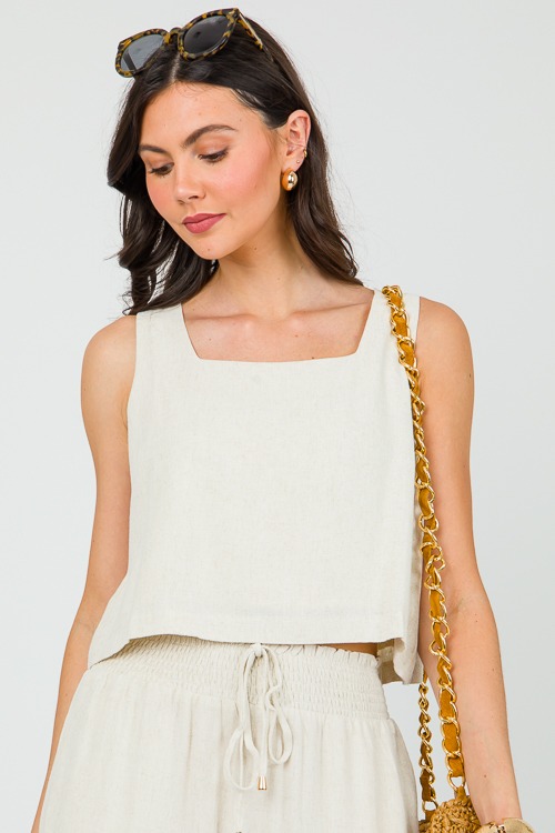 Linen Square Neck Crop Tank, Natural - 0502-119h.jpg