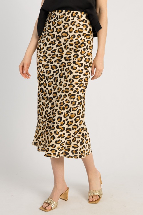 Satin Leopard Maxi Skirt, Cream - 0502-137h.jpg
