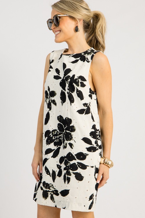 Eyelet Floral Button Dress, Black - 0502-144.jpg