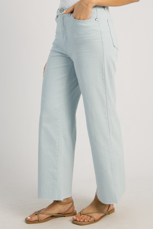 Raw Hem Wide Leg Pants, Snow Blue - 0502-151.jpg