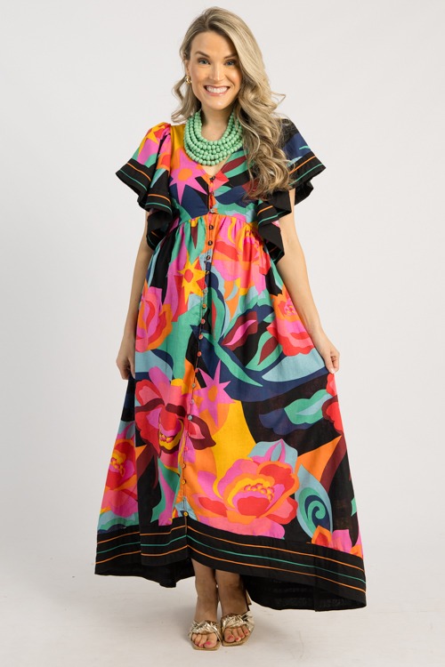 Bold Statement Midi, Multi