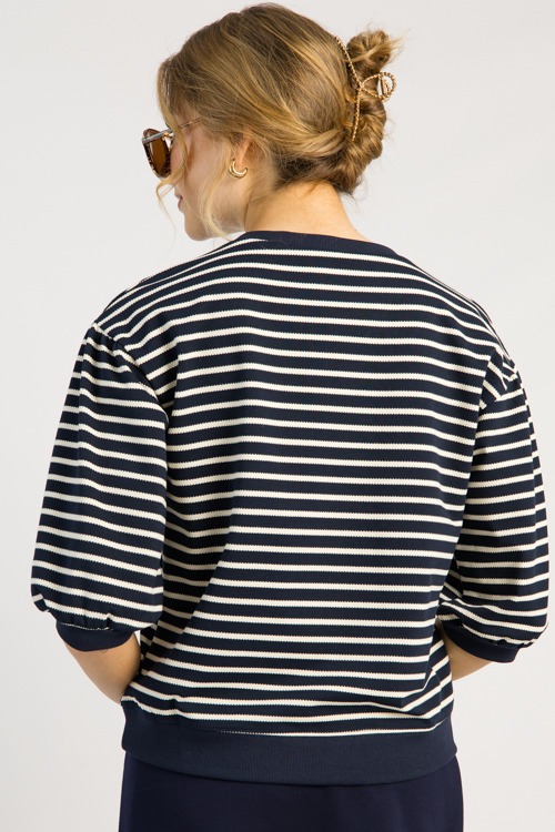 Stripe Pullover Top, Navy/Natural - 0502-35.jpg