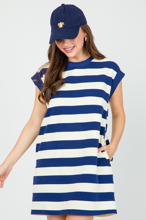Stretchy Stripe Dress, Navy - 0503-17.jpg