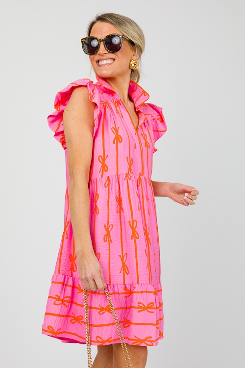 Bow Stripe Tier Dress, Bubble Pink - 0503-170.jpg
