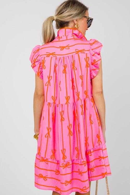 Bow Stripe Tier Dress, Bubble Pink - 0503-171.jpg