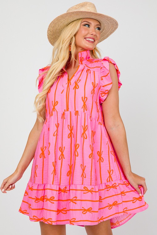 Bow Stripe Tier Dress, Bubble Pink - 0503-172.jpg