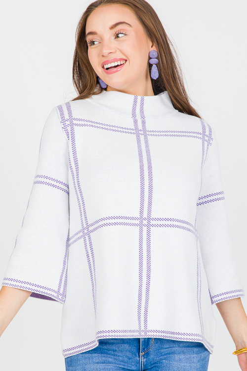 Teagon Geometric Drop, Purple