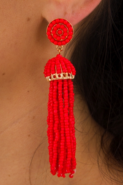Cruise Cutie Earring, Red