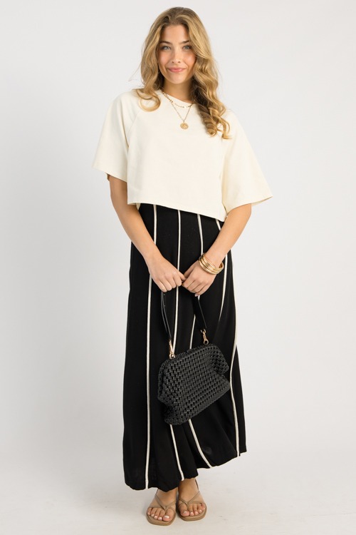 Two-Tone Maxi Skirt, Black - 0505-127p.jpg