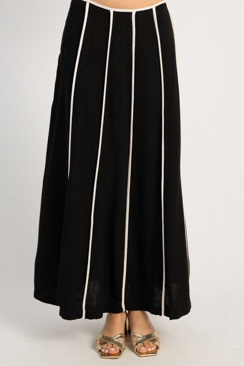 Two-Tone Maxi Skirt, Black - 0505-128.jpg