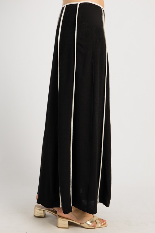 Two-Tone Maxi Skirt, Black - 0505-129.jpg