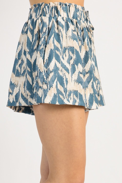 Bethany Printed Shorts, Blue - 0505-162.jpg