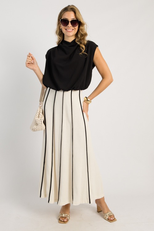 Two-Tone Maxi Skirt, Natural - 0505-25h.jpg