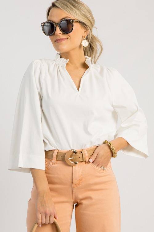 Faye Blouse, White