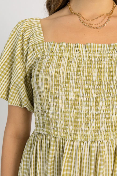 Gingham Smock Midi, Avocado - 0506-39h.jpg