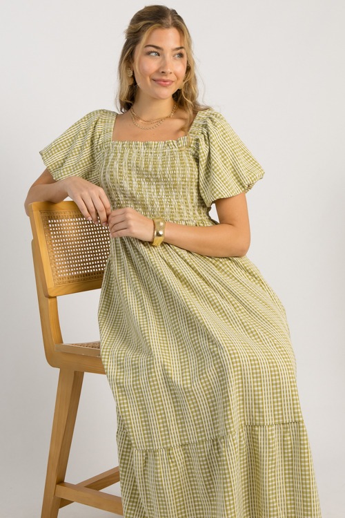 Gingham Smock Midi, Avocado - 0506-40.jpg