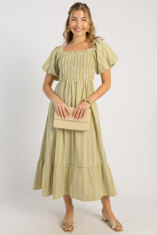 Gingham Smock Midi, Avocado - 0506-41.jpg