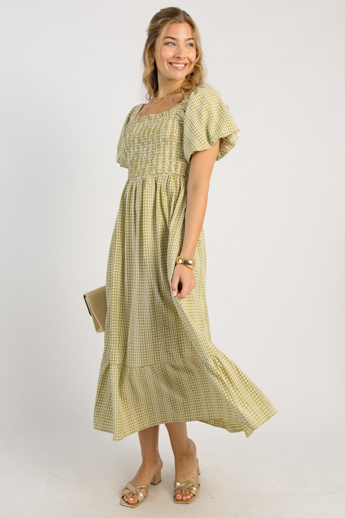 Gingham Smock Midi, Avocado - 0506-42.jpg