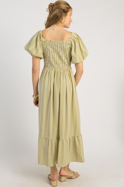 Gingham Smock Midi, Avocado - 0506-45.jpg