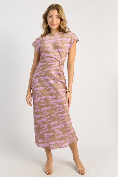 With A Twist Maxi, Pink