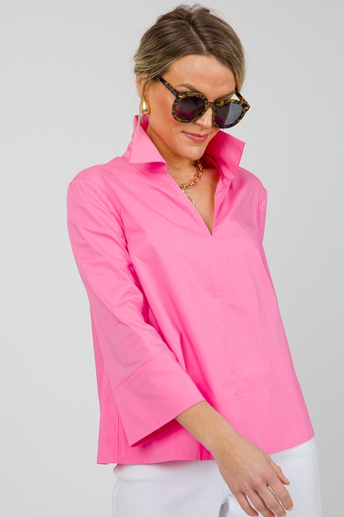 A-Line Collared Top, Pink - 0507-105.jpg