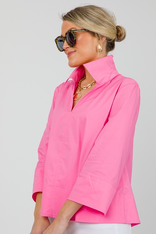 A-Line Collared Top, Pink - 0507-107.jpg