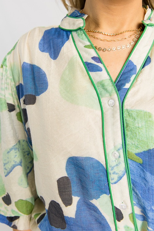Piper Printed Blouse, Green - 0507-10h.jpg