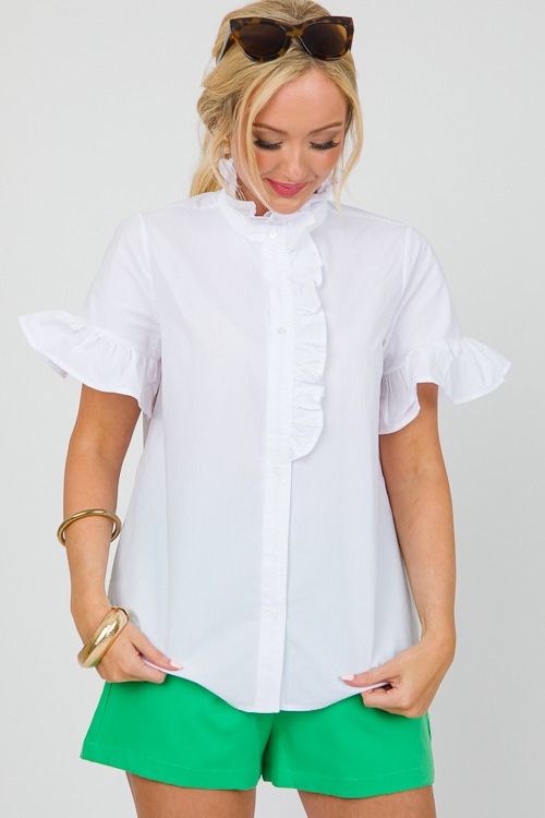 Frilled Button Up Top, Off Whit - 0507-78.jpg