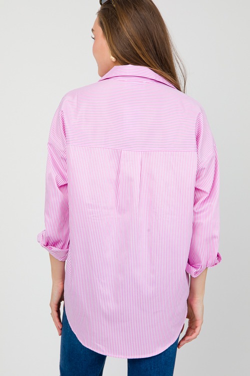 Center Pleat Shirt, Pink Stripe - 0508-101.jpg