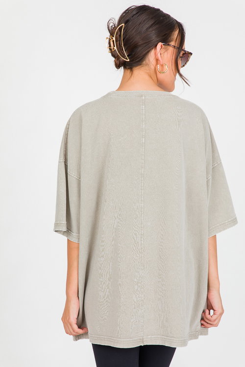 Plus Pink Mineral Washed Tee main image 0