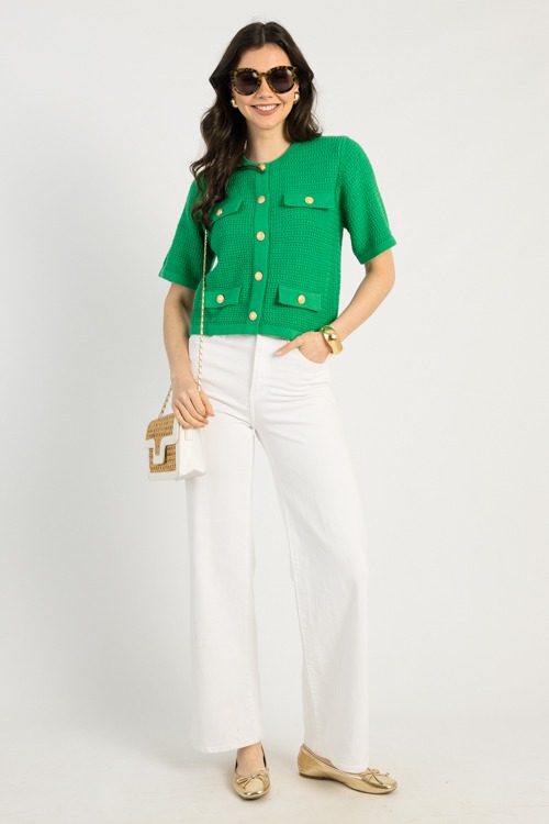 Phoebe Button Sweater, Green - 0508-148h.jpg