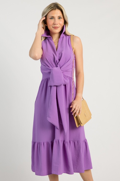 Jamie Tie Waist Midi, Orchid