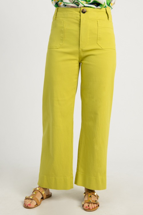 Tessa Pants, Lime Green