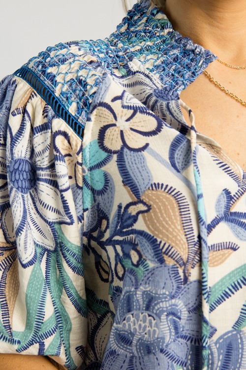 Smock Talk Floral Top, Navy - 0508-97.jpg